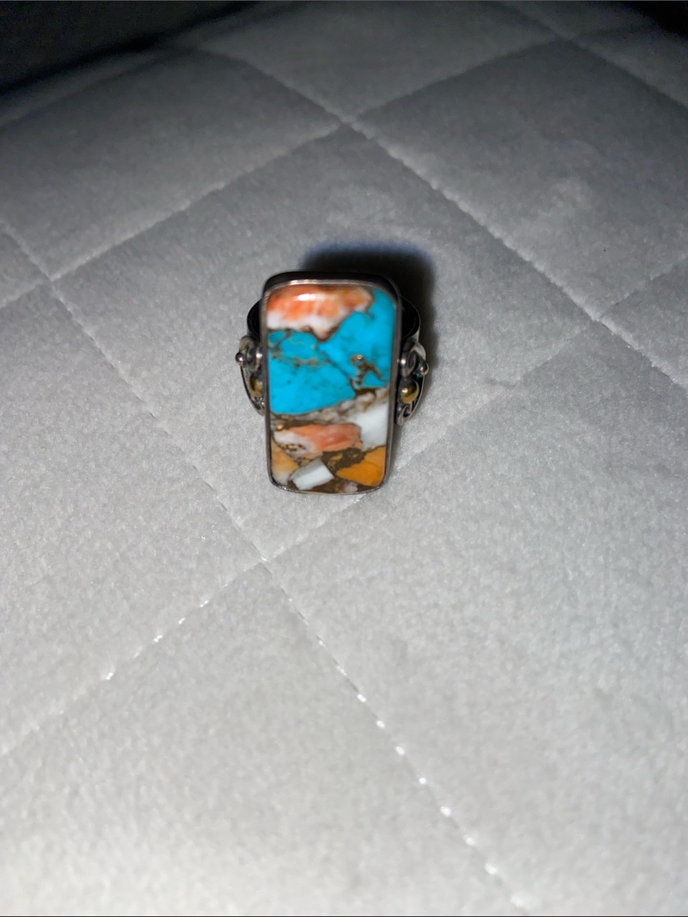 Sterling Silver Spiny Oyster Ring